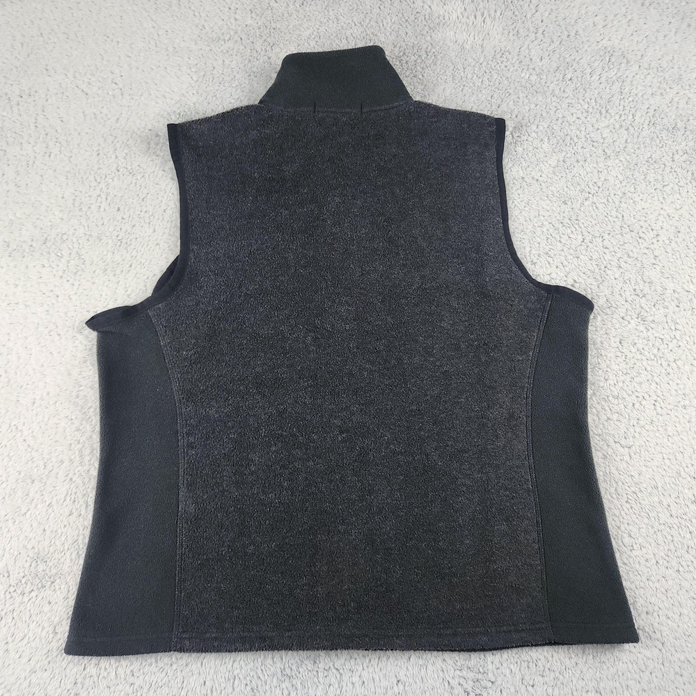 Lauren Active Ralph Lauren Vest Womens XL Gray Fleece Full Zip Stretch Pockets - Picture 14 of 14